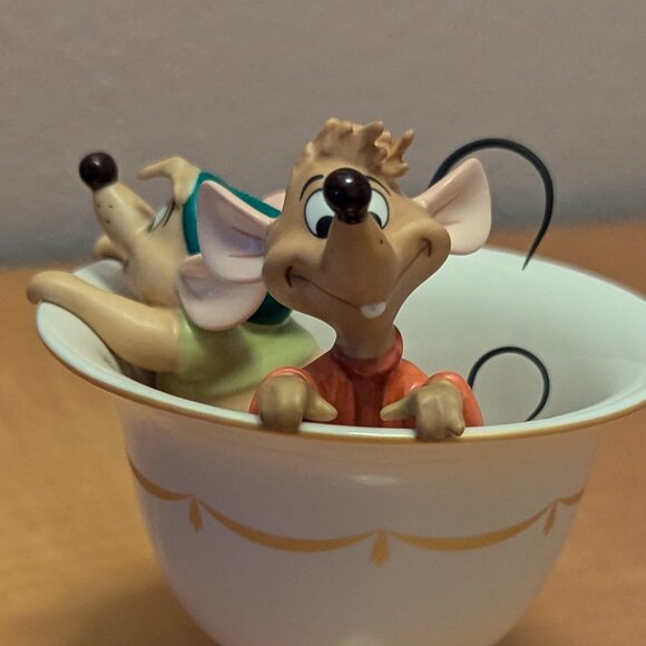 WDCC Gus & Jac "Tea for Two" From Cinderella Retired Signature Collection - Picture 11 of 15